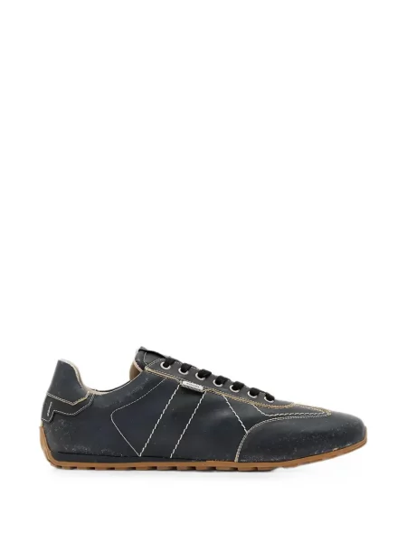 Sneakerși Allsaints din piele negru