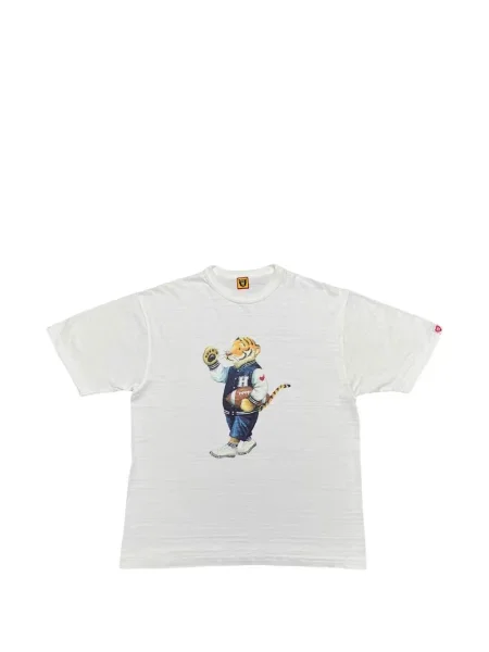 Tricou Human Made cu dungi de tigru alb