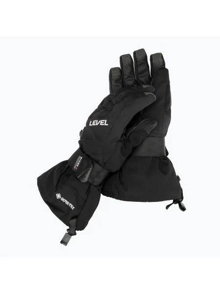 Mănuși de schi pentru bărbați Level Half Pipe Gore-Tex negru