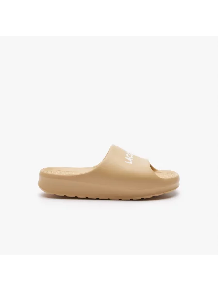 Шлепанцы Lacoste бежевые