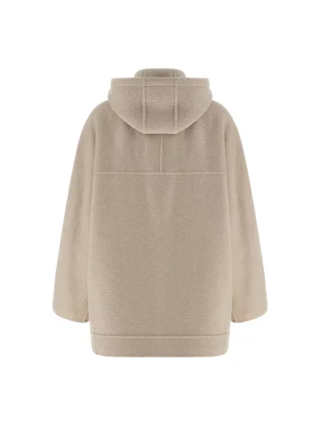 Bluza Max Mara skórzana beżowa