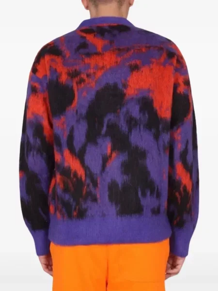 Cardigan Msgm cu decolteu în V violet