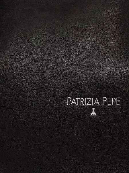 Кожаная сумка шоппер Patrizia Pepe