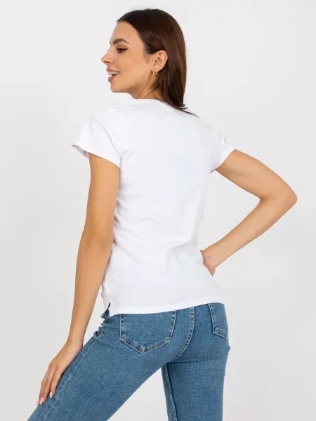 Tricou Fashionhunters alb