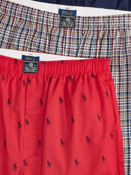 Briaunotas pusiau užtrauktukas zomšinės bokseriai Polo Ralph Lauren balta