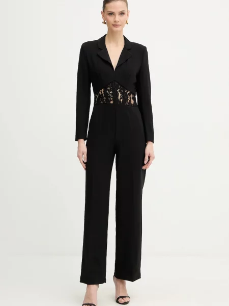 Salopetă Morgan din dantelă negru