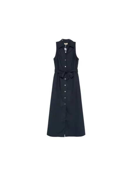 Sukienka koszulowa Woolrich niebieska