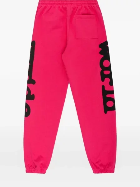 Pantaloni sport Sp5der roz