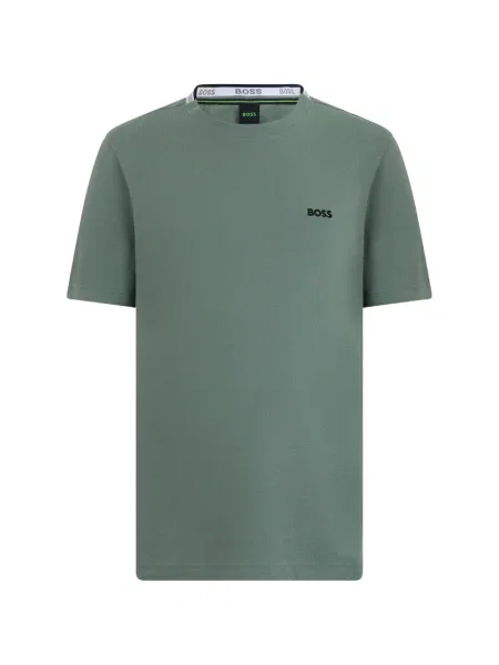 Tricou Boss cu imagine verde
