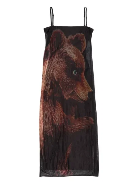 Rochie Acne Studios cu imagine de costum negru