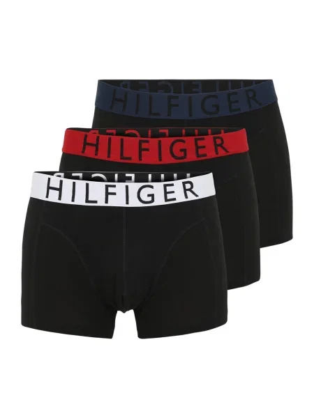 TOMMY HILFIGER Boxerky tmavomodrá / červená šedobiela čierna