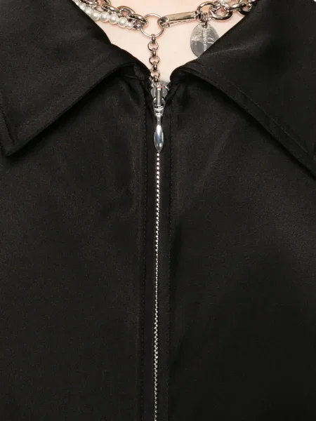 Bluza Toteme s draperijom crna