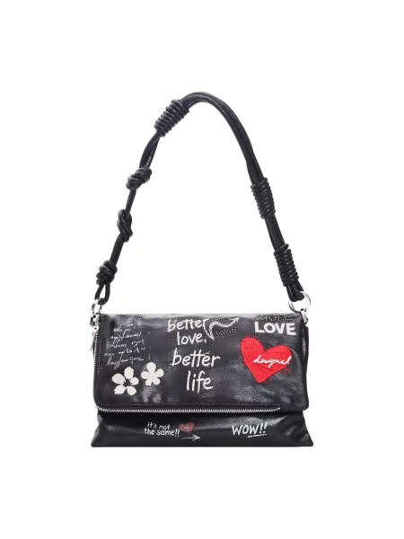Geanta crossbody Desigual alb