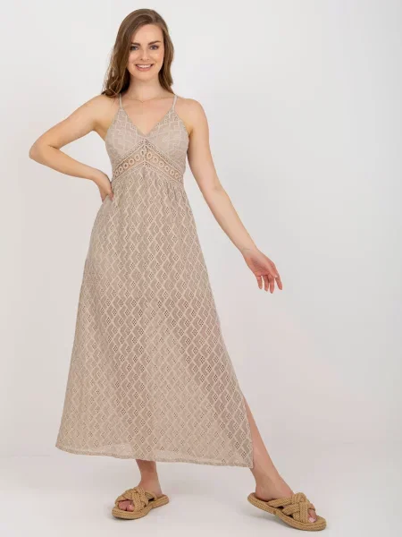 Rochie Fashionhunters de costum bej