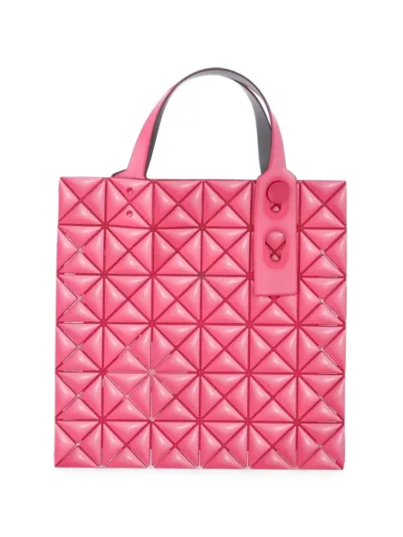 Geantă shopper Bao Bao Issey Miyake cu imprimeu geometric roz