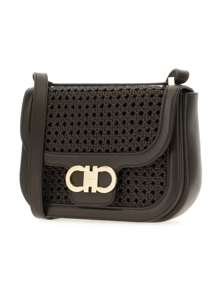 Torebka crossbody Ferragamo skórzana brązowa