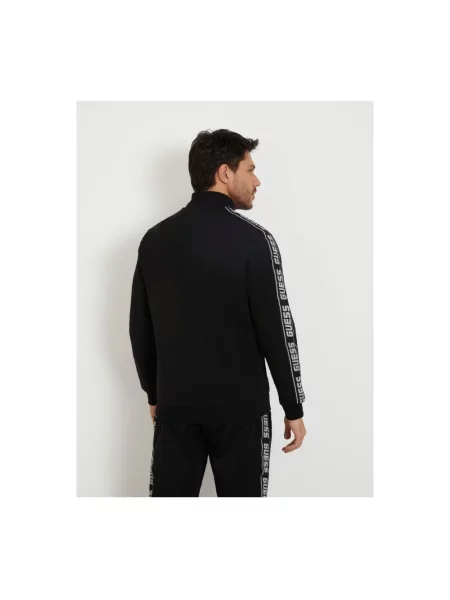 Guess bluza z aplikacją czarny