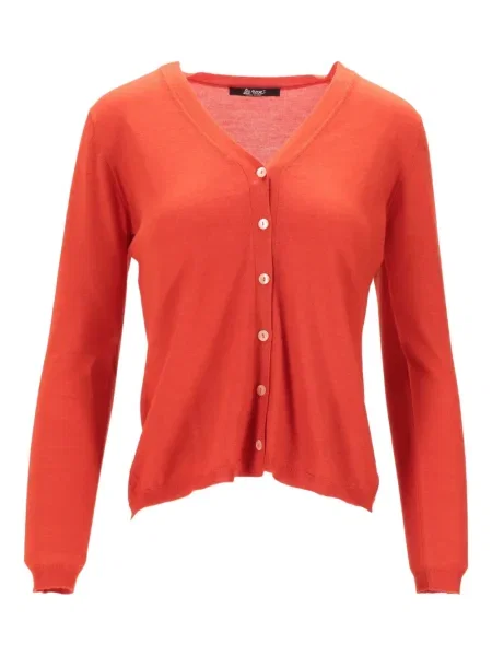 Cardigan La Rose cu decolteu în V roz