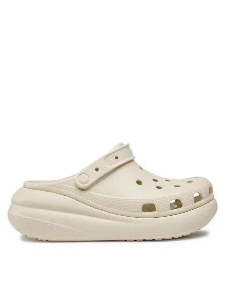 Классические шлепанцы Crocs бежевые