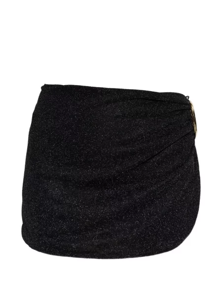 Fusta mini Oseree cu volane negru