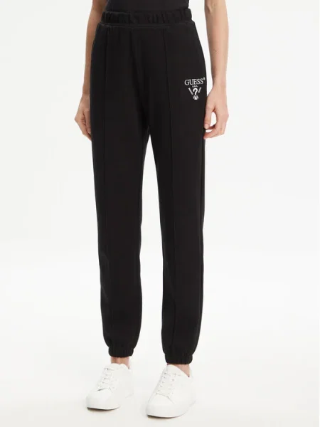 Guess Долнище анцуг черен