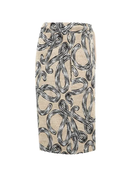Pantaloni scurți Loewe cu cordon maro