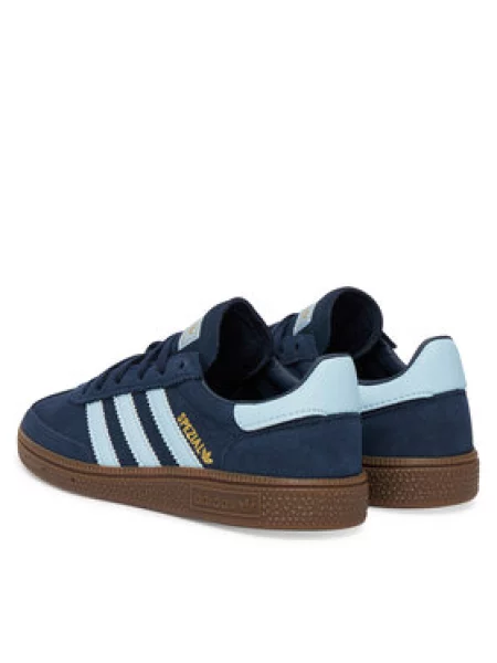 ADIDAS ORIGINALS Tenisky Handball Spezial námořnická modř / světlemodrá zlatá hnědá