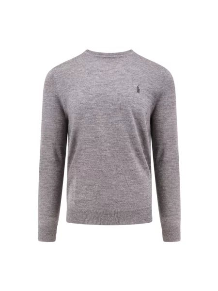 Sweter Ralph Lauren wełniany szary