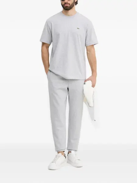 Tricou Lacoste cu autograf gri