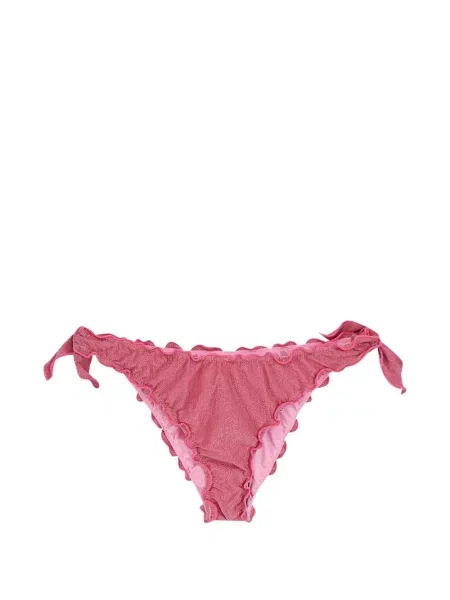 Sznurek ściągający bikini Mc2 Saint Barth z falbankami różowe