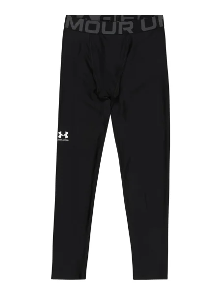 UNDER ARMOUR Sportovní kalhoty šedá / černá bílá