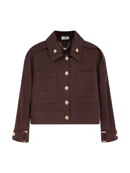 Kurtka Elisabetta Franchi brązowa