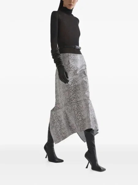 Tricou mânecă lungă Mugler gri
