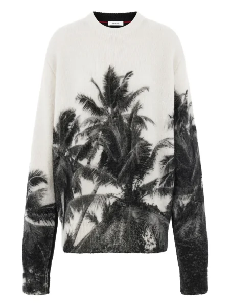 Bluza Ferragamo z nadrukiem biała