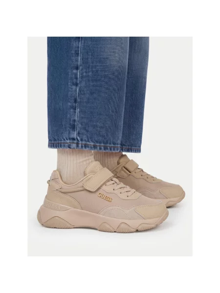 Sneakersy Guess beżowe