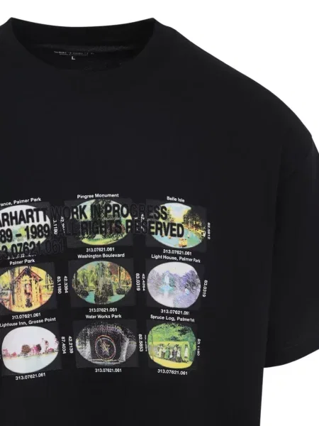 Tricou Carhartt Wip cu imagine negru