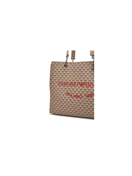 Rankinė Emporio Armani Écru smėlinė