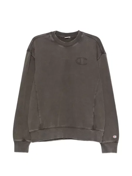 Sweter Champion z logo szary
