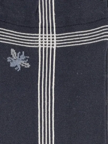 Șosete Antipast cu broderie cu dungi albastru