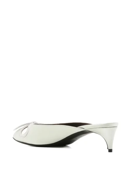 Papuci tip mules Bernadette verde