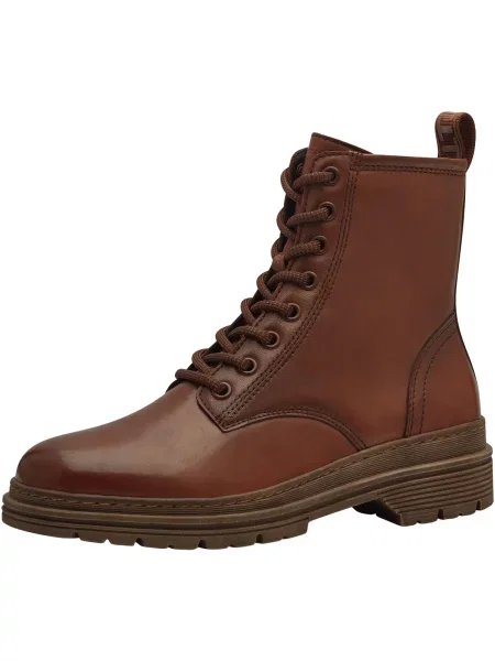 Kotníková obuv Tamaris hnědé