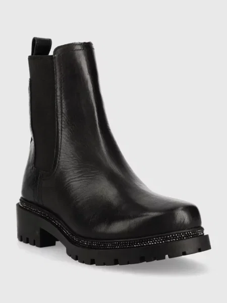 Dkny sztyblety Rick na płaskim czarny