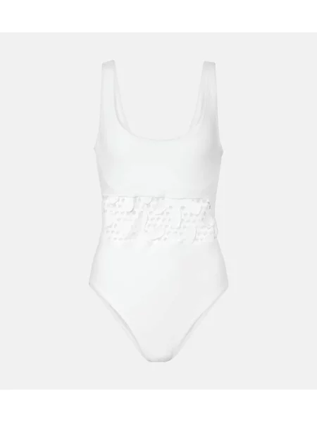 Kopalke Karla Colletto z vezenjem bela