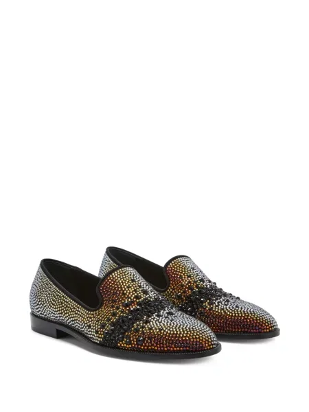 Loaferiai Giuseppe Zanotti su kristalais juoda