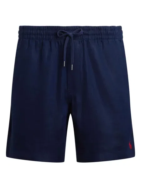 Tricou Polo Ralph Lauren din piele cu broderie în carouri maro