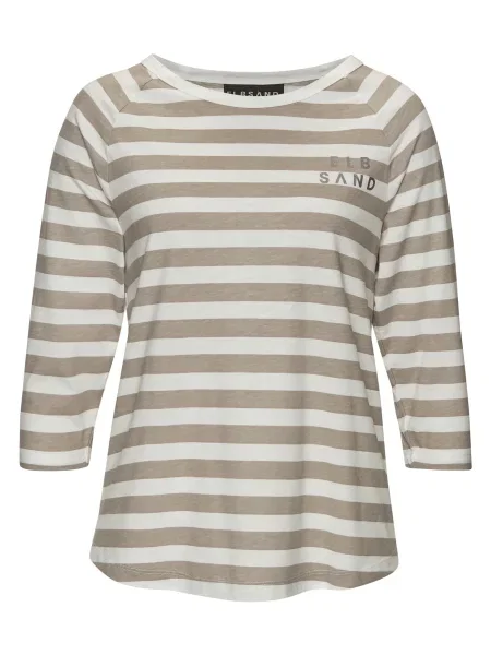 Elbsand Tricou taupe / argintiu gri