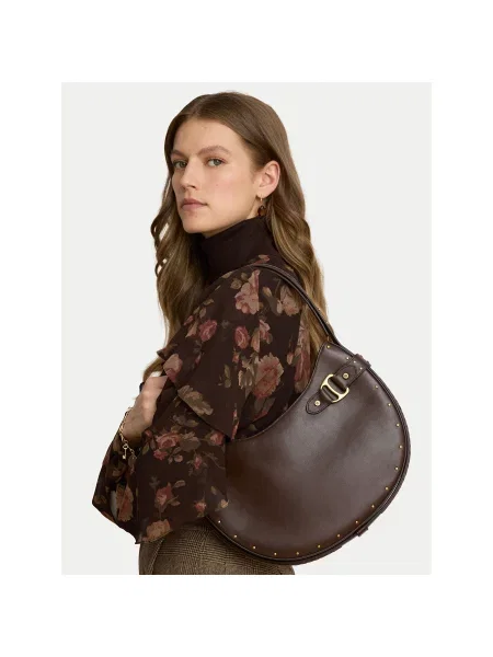 Lauren Ralph Lauren Torba za na rame TASHA čokolada smeđa