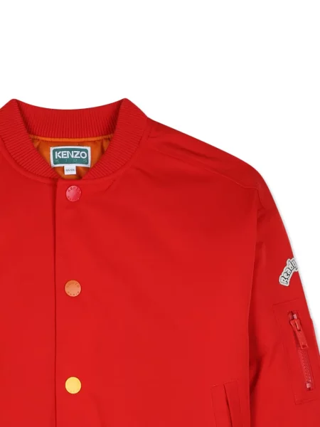 Kurtka bomber dziecięcy Kenzo czerwony