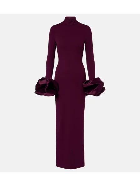 Rochie Solace London cu volane violet
