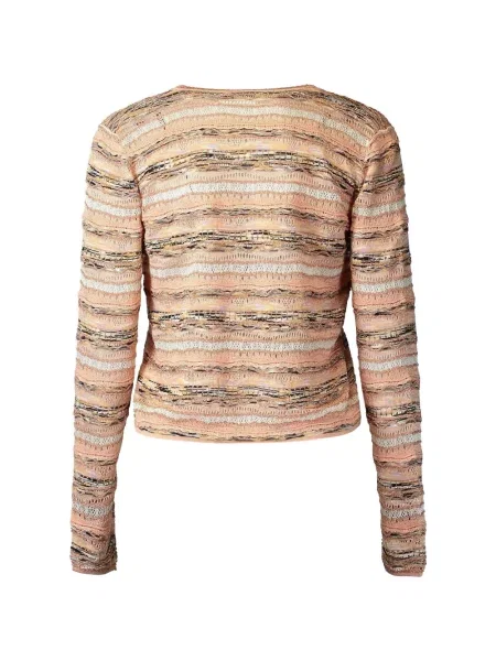 Cardigan Ulla Johnson cu dungi roz